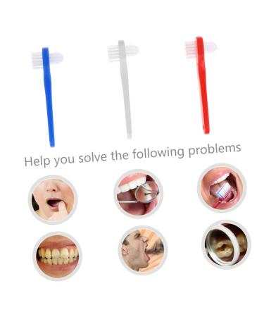 Beaupretty 3 St Toothbrush - Double-Sided Prosthesis Brush for Dental Care | International Shipping - Buy Online on GoSupps.com
