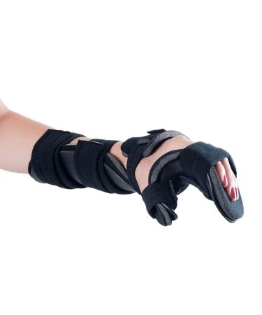 Resting Hand Splint Stroke Night Sleeping Hand Brace for Stroke Hemiplegia Patients Wrist Sprains Fractures Arthritis Tendonitis Carpal Tunnel Pain for Men and Women Right Hand S right hand S