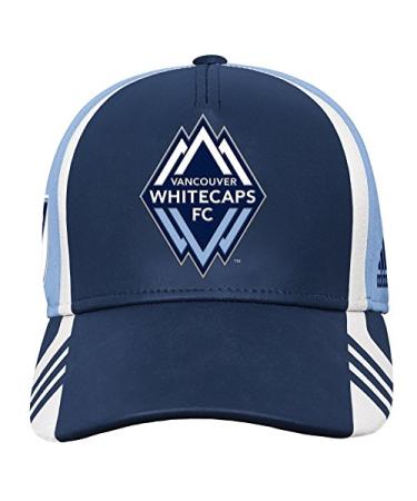 MLS by Outerstuff Boys' Structured Adjustable Hat Vancouver Whitecaps One Size Dark Navy