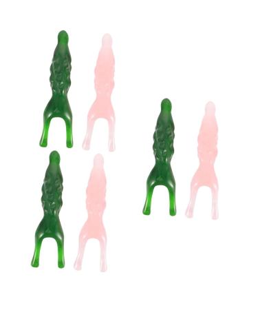 Gleavi massage tools 6 pieces massage tab tendon tendon massage tendon tendon rod stab resin croissant face resin tools different colors x 3 pieces 14.5x3.5cmx3pcs