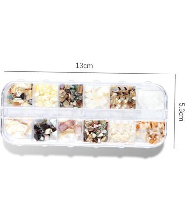 FRCOLOR Natural Decor Stones Nail Art Craft Rhinestone Nail Decals Tools Manicure Crafts Stone Nail Crystal Gems Nail Diamond Crystal Ab Rhinestones Glass Rhinestones Shell Set - Buy Online on GoSupps.com