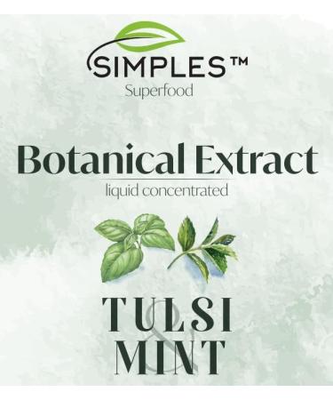 SIMPLES SUPERFOOD TULSI & MINT BOTANICAL EXTRACT LIQUID CONCENTRATE DRINK