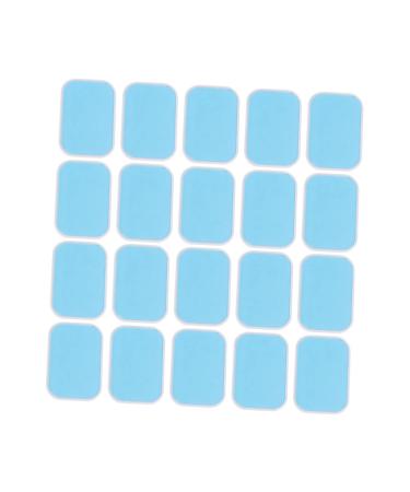 Minkissy replacement gelpads 20 pieces leaf pads toner blood bag surface training devices fitness equipment repair set for ice hockey helmets hydrogels gel pads for hip trainers 20PCs as shown