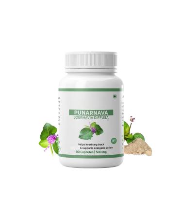 Punarnavas Capsules - Natural Diuretic and Urinary Tract and Kidney Health Support - 60 Capsules