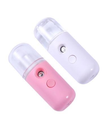 PLAFOPE 2pcs Portable Humidifier Skin Moistener Mini Diffuser Humidifier USB Diffuser Air Diffuser Face Mini