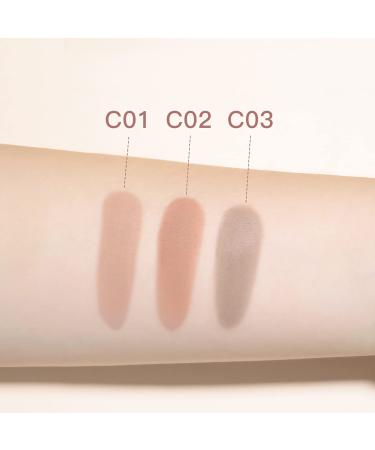 Serseul Contour Palette - Highly Pigmented Face Sculpting Powder for Contouring - #3 Grey Brown - Buy Online on GoSupps.com