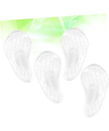 FRCOLOR High Heel Insoles - 2 Pairs Silicone Half Shoe Pads for Metatarsalgia | Comfortable Foot Care Inserts - Buy Online on GoSupps.com