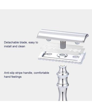 Buy Nobrands Classic Double-Edged Razor | Men's Safety Razors | Black Shaver & Base - International Shipping - Buy Online on GoSupps.com