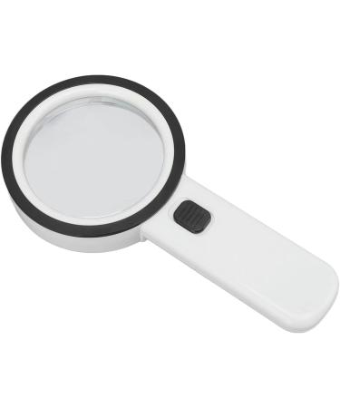 Portable 30X Double Glass Lens Handheld Large Banknote Inspection 12 LED Illuminated Lighted Magnifier for Reading Antique Full of Stars - Buy Online on GoSupps.com