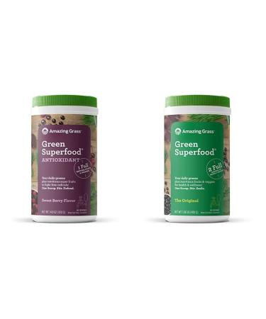 Amazing Grass Green Superfood Antioxidant Sweet Berry 14.8 oz (420 g)