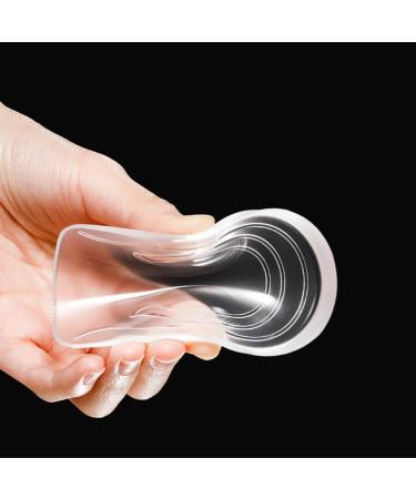 2 Pcs Silicone Gel Height Increase Insoles - 3cm Heel Lifting Inserts for Women - Adhesive Cushions for Comfortable Height Boost - Buy Online on GoSupps.com