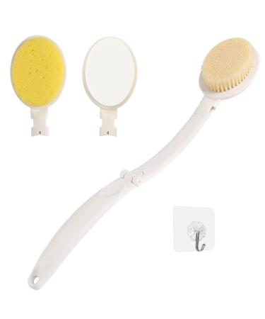 LFJ Long Handled Sponge Dry Body Brush Bathing Accessories Back Cream Applicator Cream Applicator Set