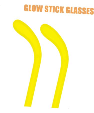Ibasenice 30 Sets Slip End Parts | Bright Yellow Arm Frame Spare Socks | Fluorescent Children's Glasses Bracket | Fun Plastic Toy Anti-Covers - Buy Online on GoSupps.com