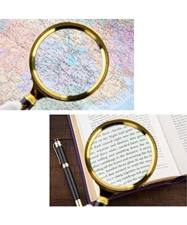 Magnifying Glasses Vision aids Magnifying Glass Super Clear 20x Anti-Fall Reading Elderly Students Convenient Handheld Extension Mirror Stationery Office Supplies 1PCS Better life - Buy Online on GoSupps.com