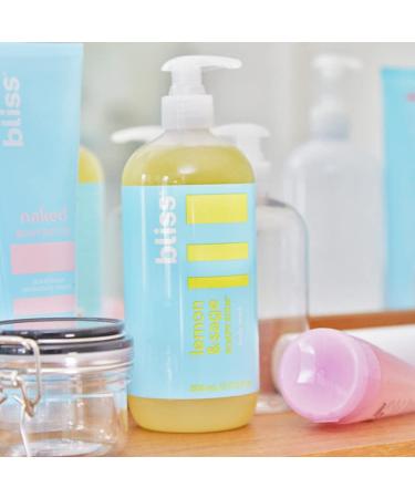 Bliss Lemon & Sage Soapy Suds Body Wash - 17 Fl Oz - Gentle, Hydrating, Paraben-Free - Vegan & Cruelty-Free - Buy Online on GoSupps.com