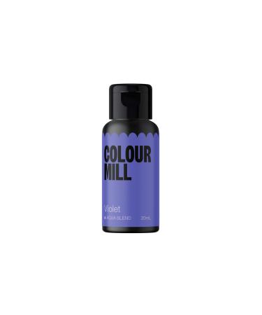Violet - Aqua Based Colouring 20ml - Colour Mill