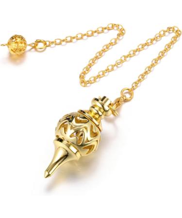 Crystears Copper Filigree Pendulum - Spiritual Jewelry for Divination Reiki Healing & Meditation - Buy Online on GoSupps.com