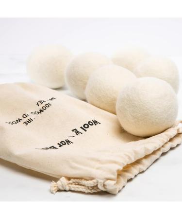 DoHTeck Laundry Drying Ball 6 Pcs Upgraded 100% Wool Reduce Clothes Wrinkles Anti-Static Reusable and Eco-Friendly Save Time and Energy 7 CM - Buy Online on GoSupps.com