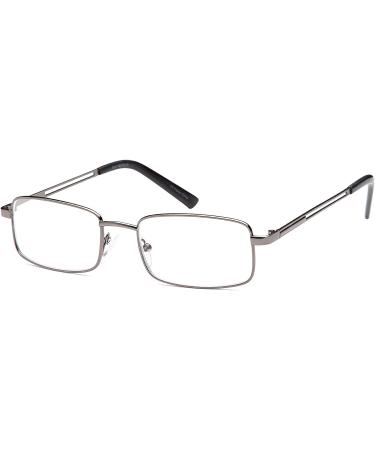 Gamma Ray Optics Stainless Flex Reading Glasses 2.5X - Men's Readers 3X Magnification - Buy Online on GoSupps.com