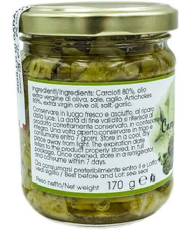 Quarter-fried artichokes in extra virgin olive oil cooked in the pan with saut ed garlic - Handmade in Umbria since 1989 - 2 - Buy Online on GoSupps.com