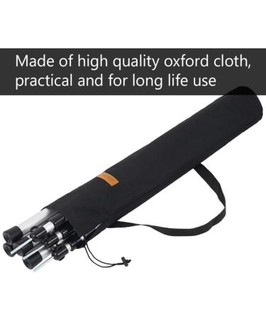YARNOW 1PC Awning Pole Storage Bag Tent Poles Holder Bar Fishing Rod Container Bag Trekking Fishing Rod Storage Bag for Walking Stick Trekking Hiking Poles  Black Color - Buy Online on GoSupps.com