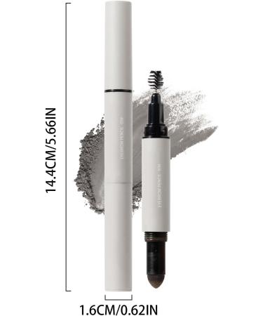 Dual-Sided Brown Pencils - Waterproof and Long-Lasting Eyebrow Brush for Natural Look Beauty Products for Home Dating Gathering Working Traveling 03# - Buy Online on GoSupps.com