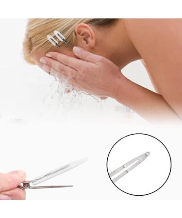 No Bend Hair Clips 10 Pcs - No Crease Makeup Hair Clip for Fashionable Hairstyles - White - Buy Online on GoSupps.com