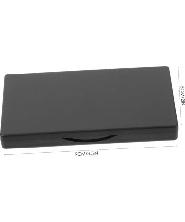 POPETPOP Palette de Maquillage Vide Rectangulaire Noire Matte 3 Godets Aluminium avec Miroir pour Fard Paupi res Blush et Correcteur Usage Mobile - Buy Online on GoSupps.com