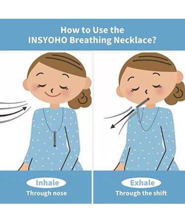 4 Pcs Meditation Breathing Necklace Anxiety Necklace Relieve Stress and Anxiety Breathing Exercise Device Necklace for Women Men Anxiety Relief Items for Stress Relief Calming Down Relax Panic Attack - Buy Online on GoSupps.com