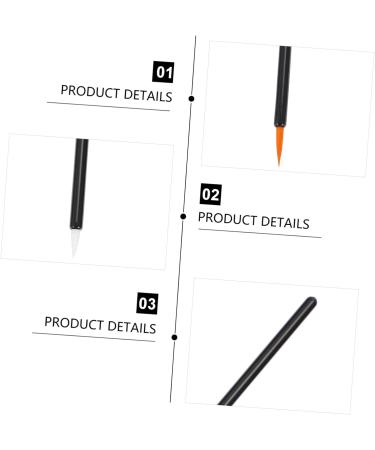 Healeved 200 Pcs Disposable Eyelash Brush Eyelash Wand Makeup Eyeliner Brush Girl Eyes Plastic Plaster Brush 10x0.2cmx2pcs As Shownx2pcs - Buy Online on GoSupps.com