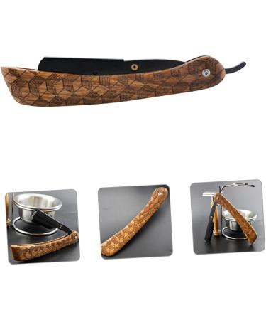 Angoily Manual Razor for Men - Premium Stainless Steel Facial Hair Shaver Mustache Trimmer & Barba Afeitadora - Buy Online on GoSupps.com