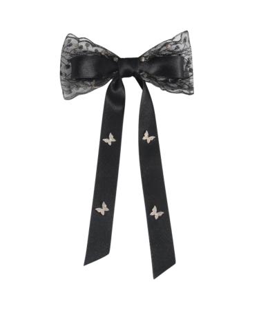 minkissy Bow Hairpin Big Bows for Girls Bows Hairpins Hair Bows for Tiaras for Women Hair Barrettes for Women Hair Gems for Women Girl Bows Barrette for Women Woman Fabric Ribbon Bow Tie