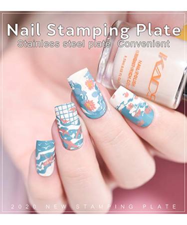 KADS Cute Nail Stamping Plate - Stencil for DIY Nail Art & Decoration | OC013 - Buy Online on GoSupps.com