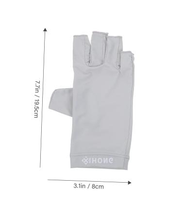 Healeved 3 Pairs Uv Gloves Hand Gloves for Protection Touchscreen Gloves Uv Gel Gloves Uv Nail Gloves Summer Sunblock Gloves Outdoor Hiking Gloves Fabric Nail Polish Women's Fingerless - Buy Online on GoSupps.com