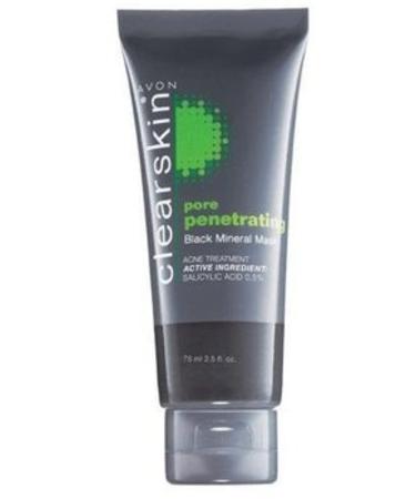 Avon Clearskin Pore Penetrating Black Mineral Mask - Buy Online on GoSupps.com