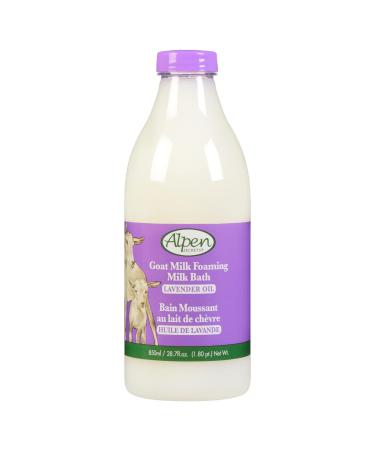 Alpen Secrets Goat Foaming Milk Bath with Lavender Oil, 28.7 Fl Oz (Pack of 2) Lavender 28.7 Fl Oz (Pack of 2)