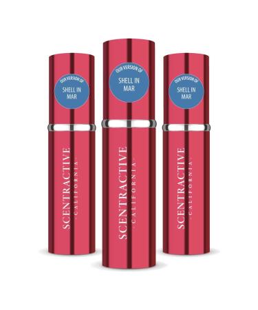 CA Perfume Impression of Grlin Shell in Mar For Women Replica Version Fragrance Dupes Concentrated Long Lasting Eau de Parfum Spray Refillable Atomizer Bottle 0.17 Fl Oz/5ml-X3 GRLIN SHELL IN MAR IMPRESSION 0.51 Fl Oz (Pack of 1)