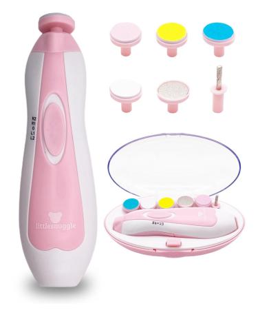 6 in 1 Baby Manicure Kit Baby Nail Kit Care Set Baby Manicure and Pedicure kit Baby Nail Clipper Baby Nail Files Baby Nail File Electric Baby Nail File Kit Baby Nail File Baby Nail File Heads (Pink) - Buy Online on GoSupps.com
