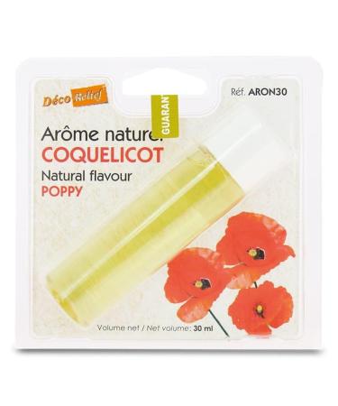 D co Relief - Natural Poppy Flavor 30 ml - Food Flavoring for Pastry Cooking - Professional Ingredient