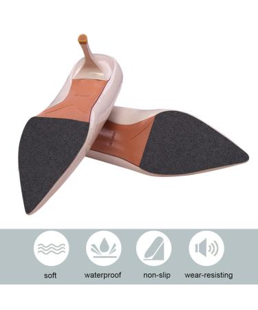 Beaupretty Anti-Slip Shoe Pads - Sole Protection Film & Clear Rubber Stickers for High Heels | Noise Reduction & Grip | 40x10 cm Black - Buy Online on GoSupps.com