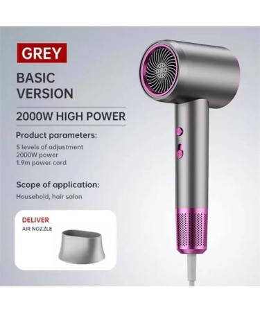 Numoya Hair Dryer Hair Dryer 2400w Adjustable Speed Curly Hair Dryer with Diffuser Low Noise Portable Hair Dryer Travel Size High Speed Hair Dryer(White) - Buy Online on GoSupps.com