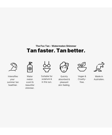 The Fox Tan Rapid Watermelon Mist Shimmer 120ml - Enhance Your Tan with a Subtle Shimmer - Buy Online on GoSupps.com