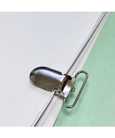 9PCS Metal Pacifier Clips & Chains - Baby Clip Replacement for Braces | YixUtag Schnuller Chain Clips | 25mm Klipp Clips for Pacifiers - Buy Online on GoSupps.com