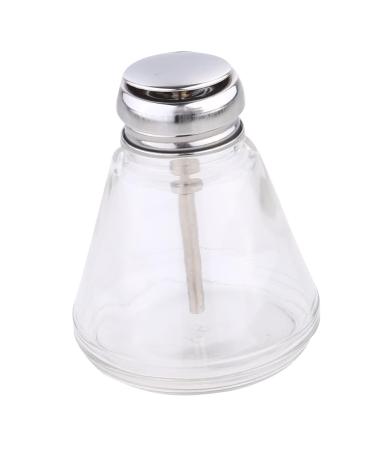 KICHOUSE 1 Pc Nail Polish Remover Pump Bottles Shampoo Pump Bottles Nail Polish Remover Pump Lower Milk Cleaner Alcohol Bottle Travel