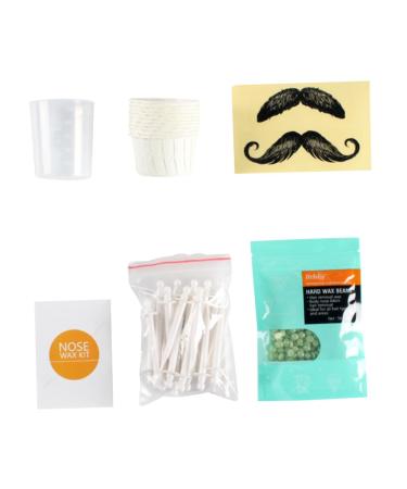 B tonnets de Cire pour Poils de Nez Kit Applicateurs de Cire Jetables pour pilation