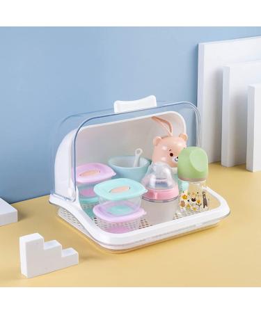 Ipetboom Baby Bottle Drying Rack with Storage Box - Portable Kitchen Organizer - Buy Online on GoSupps.com
