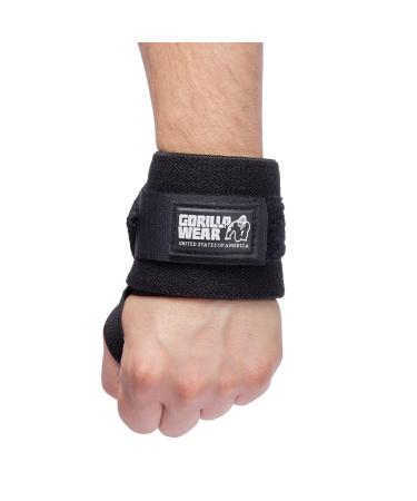 Gorilla Wear Wrist Wraps Basic - Black | Essential Bodybuilding & Fitness Accessory for Optimal Support - Buy Online on GoSupps.com