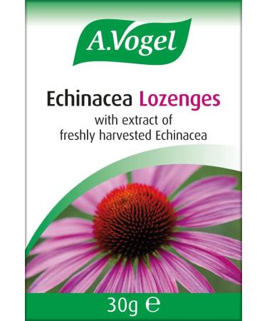 A.Vogel Echinacea Lozenges | Extract of Freshly Harvested Echinacea | Blend of Other Herbs | Suitable for Vegetarians | 12 Packs of 30g (360g) 30 g (Pack of 12) - Buy Online on GoSupps.com