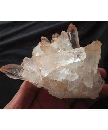 350G Natural Raw Quartz Crystal Cluster Point Beautiful Specimen Gem Cluster Rough Stone Sample Cluster Great Choice for Home Decoration kaixun - Buy Online on GoSupps.com