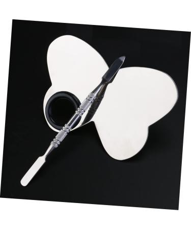 Beatifufu Stainless Steel Makeup Spatula For Nail Art Manicure Convenient Mixing Tool For Cosmetics Palm Size Easy To Clean For Travel - Buy Online on GoSupps.com